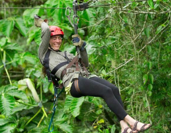 Ziplining in St-Lucia